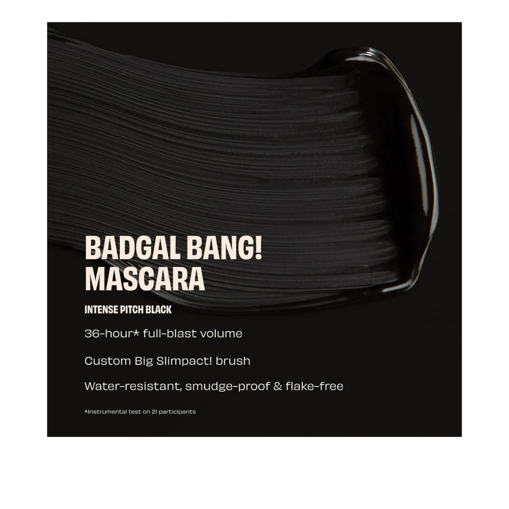 benefit BADgal BANG! Volumizing mascara shade: Intense Pitch Black 🆕